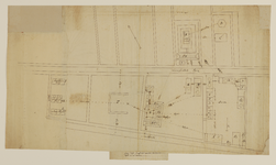 216579 Plattegrond van het gebouwencomplex van de kruitmolen, gelegen tussen de Loevenhoutsedijk en het Zandpad te ...